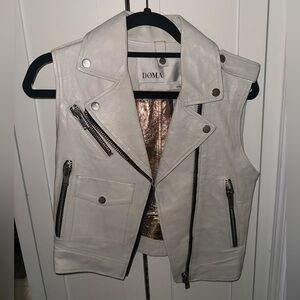 DØMA leather vest new with tags never worn